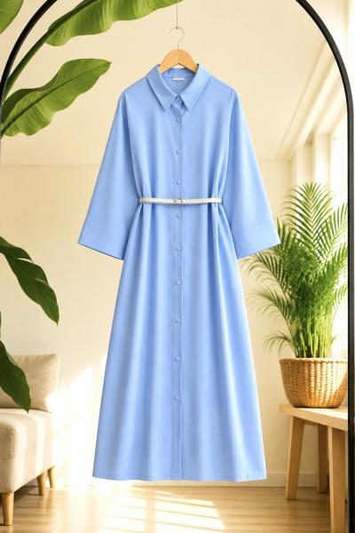 Kemerli tam boy Tunik Kap Bebemavi  BK9579