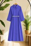 Kemerli tam boy Tunik Kap Saks  BK9579