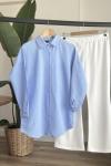 Keten kumaş  gömlek Bebemavi SHR3097