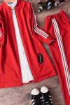 kırmızı renk çizgili ikili takım ums130
