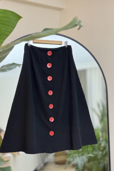 Kırmızı düpmeli Kiloş Etek SLT30274