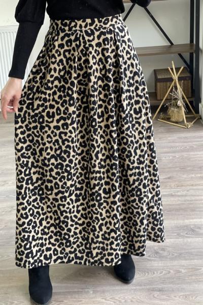Leopar pileli Selanik etek