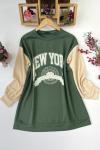 Newyork garnili tunik Yeşil ADS1499