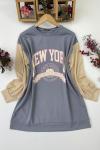 Newyork garnili tunik Gri ADS1499