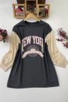 Newyork garnili tunik   Antrasit ADS1499