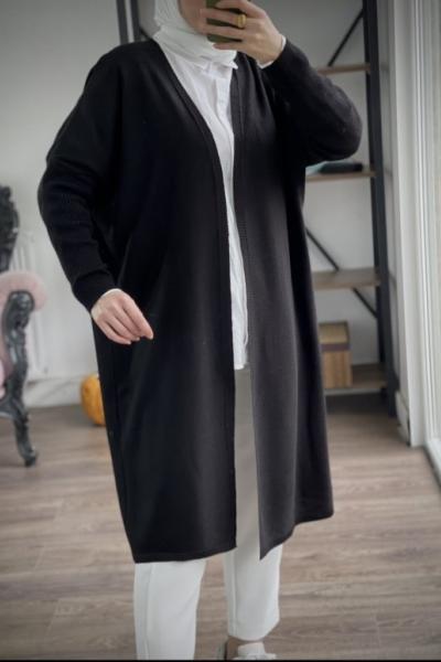 1471 Oversize  mevsimlik hırka siyah