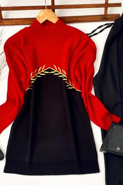 Sena triko tunik  siyah NFS3037