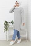 Simli kol taşlı  triko Tunik Giry NFS14243