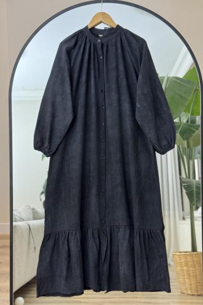 Sina Kemerli  Hakimyaka   Elbise Siyah UMS50237