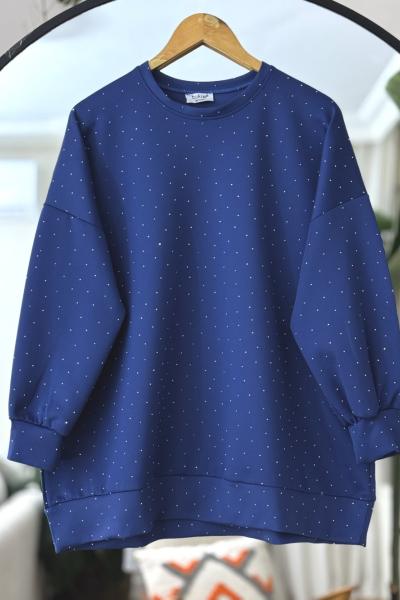 Taş işlemeli Salaş scuba tunik BK9016