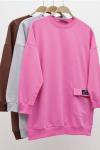 Tekcepli tunik pembe SLT30155