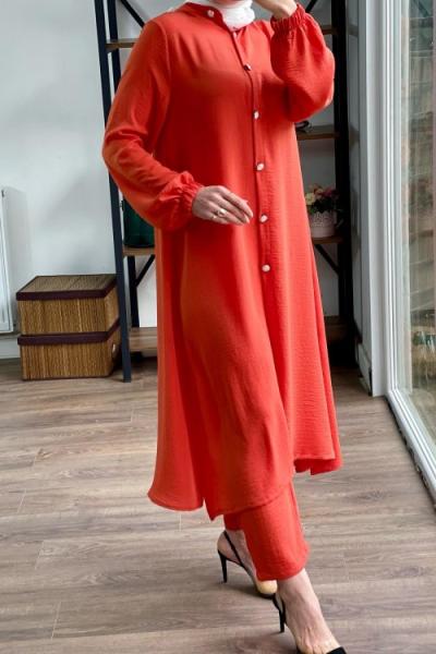 Uzun Ayrobin Kumaş Takım NarçiçeğiSLT1503