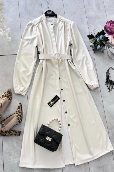 Uzun Deri kap Ekru UMS5006