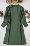 Uzun iki iplik tunik yeşil SLT1493