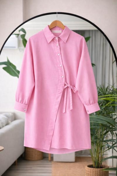 Yandan Bağlamalı Pembe BK9554