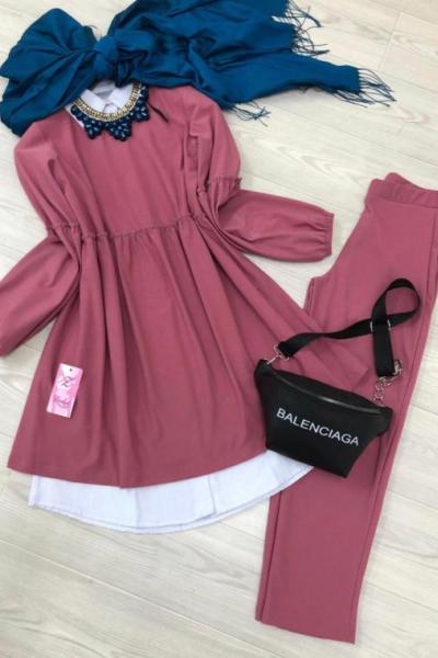 ZİNKA KREP  KUMAŞ ROBOLI TAKIM GÜL