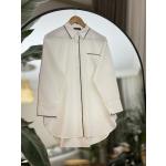 Dikiş Detaylı Keten Tunik Beyaz NEW30278