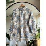 Desenli gömlek Tunik gri NEW30300